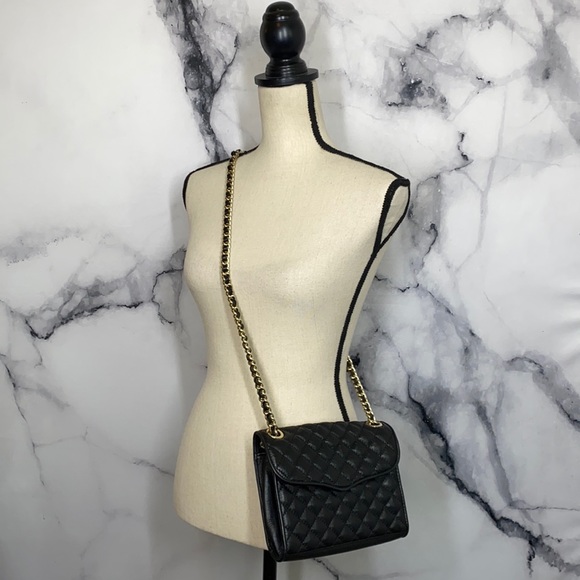 Rebecca Minkoff Handbags - Rebecca Minkoff black leather mini quilted affair